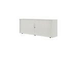 Rollladenschrank, 2 OH, 1teilig, mit Mitteltrennwand, B 1800 mm, silber