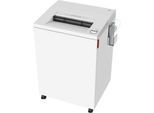 Aktenvernichter IDEAL 4003 CC/O, Partikelschnitt 4 x 40 mm, P-4, 165 l, 30-36 Blatt Schnittleistung, Sicherheitsklappe, mobil, weiß