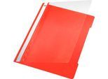 LEITZ® Schnellhefter 4191, DIN A4, PVC, 25 Stück, hellrot