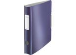 LEITZ® Ordner Active Style, DIN A4, Rückenbreite 65 mm, titan blau