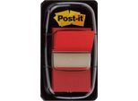 Post-it Index Streifen Standard 680-1, rot