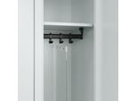 Trennwand für C+P Evolo PLUS Spinde, verschieb- und schwenkbar, B 300 x T 3 x H 1210 mm, transparent