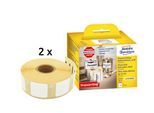 Avery® Zweckform Rollenetiketten, kompatibel mit DYMO® LabelWriter™ Serie 300/400/450/4XL/Wireless, permanenthaftend, B 25 x H 25 mm, weiß, 850 Stück