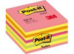 POST-IT Haftnotiz Würfel, 76 mm x 76 mm, neonpink