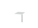 Schäfer Shop Select Verkettungsplatte, B 800 x T 800 mm, lichtgrau/weißalu