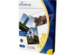 MediaRange Fotopapier DIN A4, für Tintenstrahldrucker, hochglänzend, 100 Blatt a 135 g