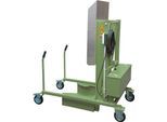 Mülltonnen-Kippstation MKS, für 120 & 240 l Tonnen, Ausschütthöhe 1480 mm, Kippwinkel 135°, bis 110 kg, Rollen, 230 V, RAL 6011