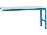 Manuflex Ansatztisch UNIVERSAL Standard, Tischplatte Kunststoff, 2000x1000, lichtblau