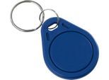 RFID-Schlüsselanhänger, f. RFID-Schließsysteme, Mifare Ultralight (13,56 MHz), blau, 5 Stück