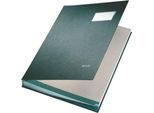 LEITZ Unterschriftenmappe A4, 20 Fächer, Karton/Polypropylen, schwarz