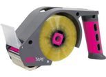 ZeroTape® Handabroller, für Rollen B 48 mm x L 150 m, leise abrollend, pink