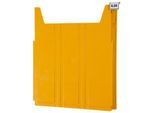 Ablagefach Eichner Big, für Wandsortierer, Füllhöhe 34 mm, B 262 x T 42 x H 302 mm, gelb