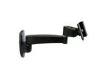 Monitorarm ergotron® 200 Series Wall Mounts, Wandmontage, für 1 Display bis 27″ & bis 11,3 kg, um 90° drehbar, um 360° neigbar, VESA, schwarz