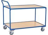 fetra® leichter Tischwagen, 2 Böden ,1200 x 800 mm