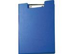Klemmmappe MAUL, DIN A4, mit Metallklammer, Stiftehalter, 319 x 229 x 13 mm, Karton mit Folienüberzug, blau
