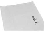 Deiss Abfallsäcke, 2500 Liter, Recycling-LDPE, robust und vielseitig, B 1240 + 840 x H 2500 mm, transparent, 20 Stück