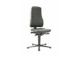 Drehstuhl All-in-One 9640, mit Gleiter, Integralschaumpolster, schwarz