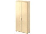 Schäfer Shop Genius Flügeltürenschrank TETRIS WOOD, 6 OH, Höhe inkl. Gleiter, B 1000 mm, Ahorn-Dekor