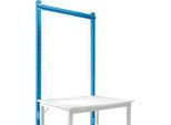 Aufbauportal, Grundtisch STANDARD Arbeitstisch-/Werkbanksystem UNIVERSAL/PROFI, 1250 mm, lichtblau