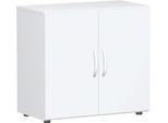 Flügeltürenschrank PALENQUE, 2 OH, B 800 x T 420 x H 752 mm, weiß