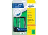 AVERY® Zweckform Ordner-Etiketten, ultragrip, breit, grün, 80 Stück