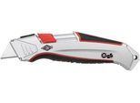 Sicherheitsmesser Wedo® Safety Cutter ALU, automat. Klingenrückzug, für Rechts-/Linkshänder, mit Ersatzklinge