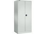 Schäfer Shop Select Materialschrank MSI 2509, 5 OH, 4 Zwischenböden, Zylinderschloss, B 950 x T 500 x H 1935 mm, lichtgrau RAL 7035/lichtgrau RAL 7035