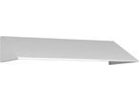 Schrägdachaufsatz für C+P Schließfachschrank Resisto, Neigung von 26°, B 1148 x T 540 x H 230 mm, Stahl, verkehrsweiß RAL 9016