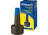 Pelikan Stempelfarbe, Verstreichflasche, 28 ml, ohne Öl, blau