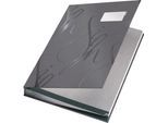 LEITZ® Design-Unterschriftenmappe 5745, 18 Fächer, Karton, grau