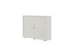 Rollladenschrank, 3 OH, 1teilig, ohne Mitteltrennwand, B 1350 mm, silber