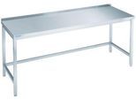 Arbeitstisch aus Edelstahl, unterfahrbar, 850 x 700 x 1600 mm