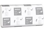 KATRIN Z-Falthandtücher, hochweiß, 2-lagig, 2 x 18 g/m², 224 x 230 mm, Handy-Pack mit Griff, 4000 Stück
