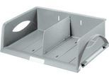 LEITZ® Ablagekorb Sorty, DIN A4 quer, Polystyrol, grau