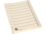 Schäfer Shop Select Trennblätter, DIN A4-Format, Linienaufdruck, 100 Stück, ohne Lochrand-Verstärkung