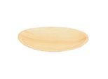 Einwegteller Papstar pure, ø 230 mm, 25 Stk., kompostierbar, hitzebeständig, individuelle Optik, aus Palmblatt, hellbraun