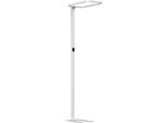 LED-Stehleuchte Butler, 80 W, 8800 lm, 4000 K, bildschirmarbeitsplatzfähig, direkt/indirekt leuchtend, stufenlos dimmbar, Bewegungssensor, silber