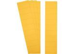 Steckkarten für Ultradex Stecktafeln Planrecord, beschreibbar, B 70 x H 32 mm, Karton, gelb, 90 Stück