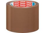 tesa Packband tesapack® 4195, PP-Folie, L 66 m x B 75 mm, braun, 4 Rollen