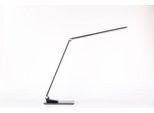 Paperflow LED-Tischleuchte Olga, 12 W, 400 lm, 3000–5000 K, 5 Farbmodi, 6-stufig dimmbar, drehbar, neigbar, USB, schwarz