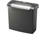 Rexel Momentum S206 Aktenvernichter P2, Streifenschnitt 6 mm, 9 l, 6 Blatt Schnittleistung, schwarz