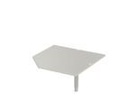 Schäfer Shop Select Winkelplatte PLANOVA ERGOSTYLE, CAD, B 1200, lichtgrau