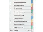 Durable PP-Register für Versicherungen, 10 Blätter