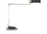 LED-Tischleuchte MAULoffice, dreh- & neigbarer Kopf/Arm, 950 Lumen, Fußauswahl, Höhe 540 mm, Aluminium & Metall, Silber-Anthrazit