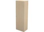 Schäfer Shop Genius Flügeltürenschrank TETRIS WALL, 5 Ordnerhöhen, Türanschlag rechts, B 600 x T 440 x H 1880 mm, Ahorn-Dekor