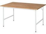 RAU Arbeitstisch, Buche-Platte, 1500 x 800 x 800-850 mm