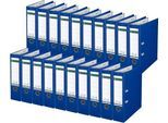 LEITZ® Ordner 1010, DIN A4, Rückenbreite 80 mm, 20 Stück, nachtblau