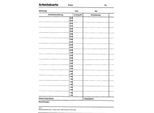 BÜRK Stempelkarte, Arbeitskarte, für Zeiterfassungsgerät ZS3200/ZS5200, 1000 Stück