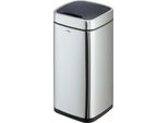 Sensor Abfalleimer Durable No Touch, 21 l, für Innen, automatisches & manuelles Öffnen/Schließen, abnehmbarer Deckel, Inneneimer, Edelstahl, silber