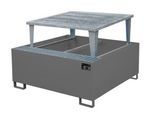 Auffangwanne AWA 1000-1, grau RAL 7005